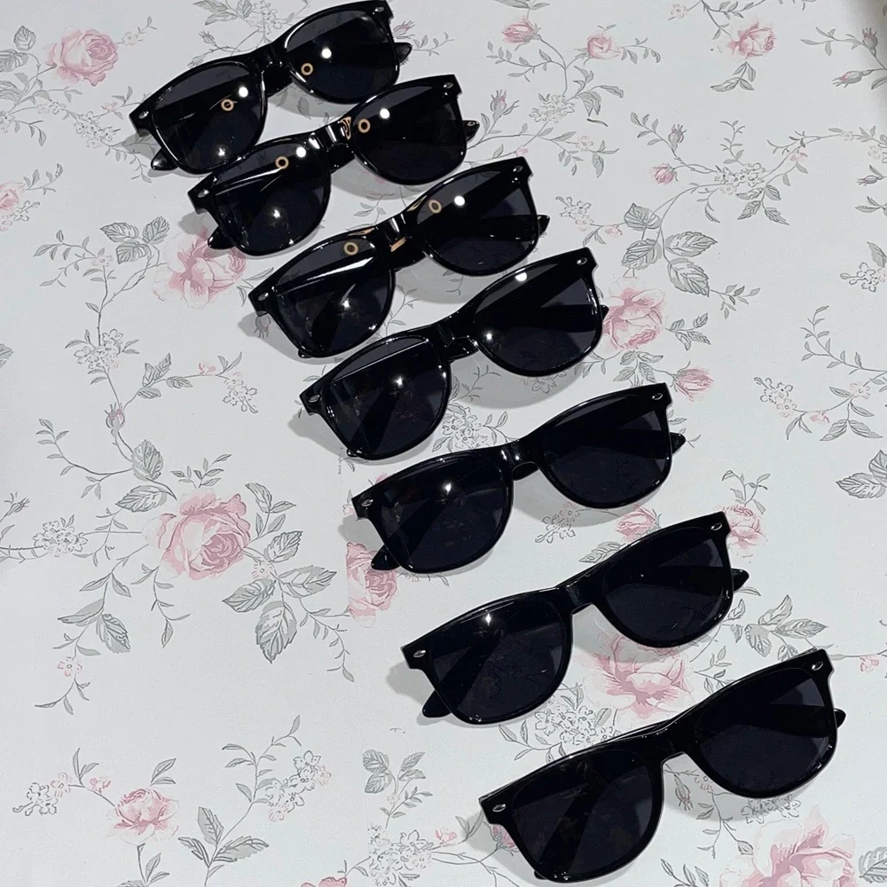 Wedding Party Sunglasses Bundle – Groom, Best Man & Groomsmen (7 Pairs)
